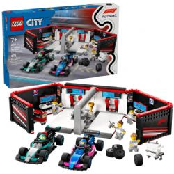LEGO CITY - GARAGE DE F1 ET LES VOITURES MERCEDES-AMG ET ALPINE #60444 (0125)